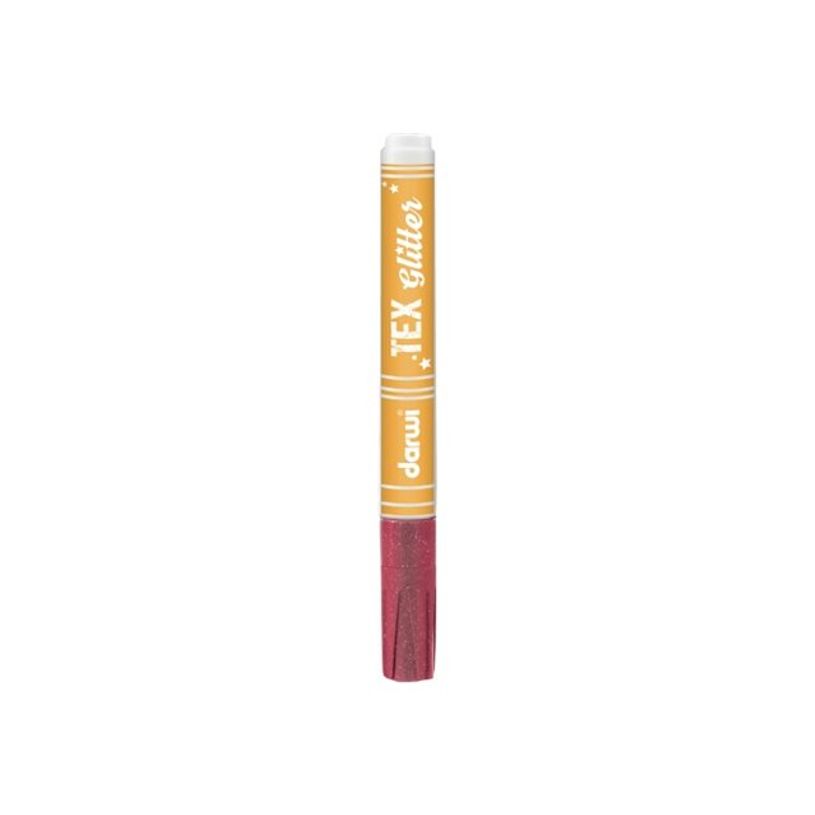 5411711428482-Darwi Tex Glitter - Marqueur à peinture - carmin-P_405183765_1-0