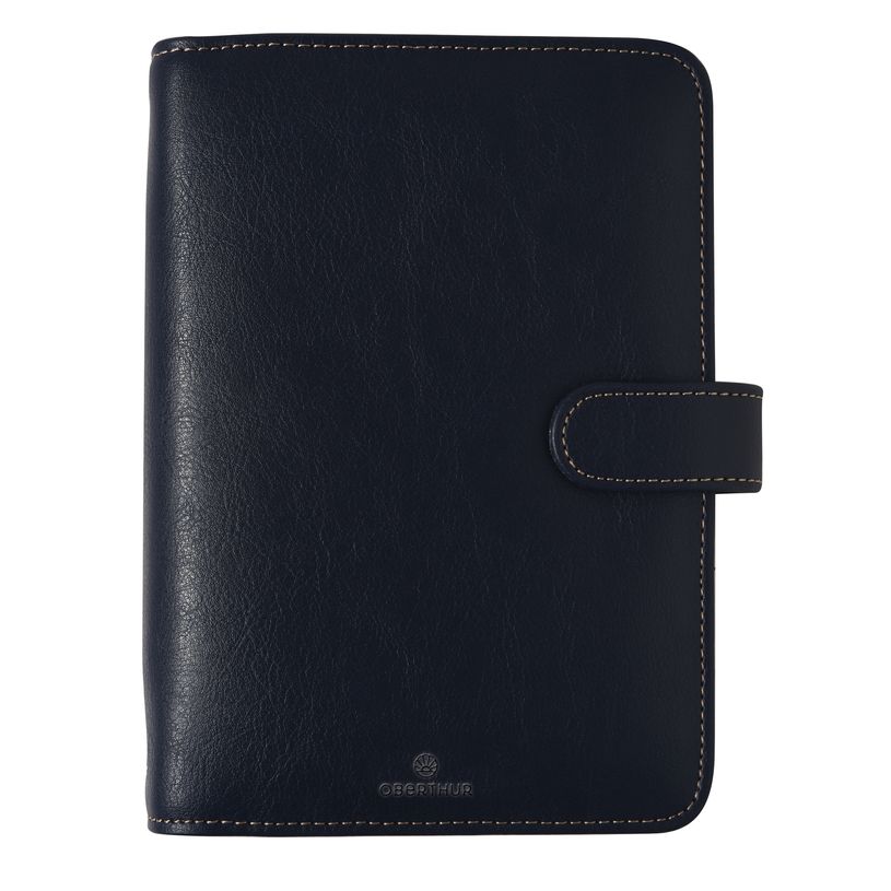 3664447211299-Organiseur Milano - 14 x 18,5 cm - marine - Oberthur--0