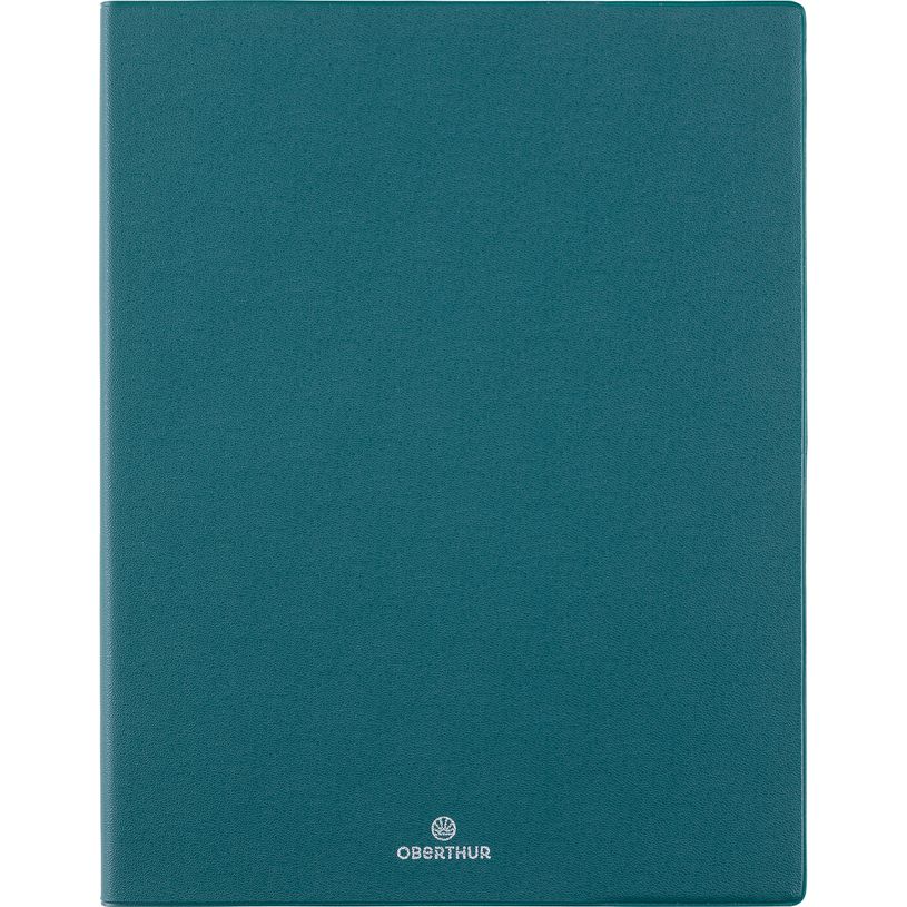 3664447207599-Agenda Odessa - 1 semaine sur 2 pages - 22 x 28 cm - vert - Oberthur--0