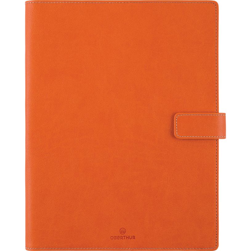 3664447186047-Agenda Milano - 1 semaine sur 2 pages - 22 x 28 cm - orange - Oberthur-P_405186318_1-0