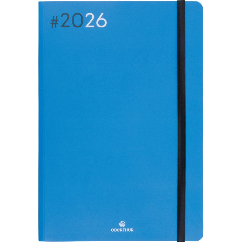 3664447205915-Agenda Flex - 1 semaine sur 2 pages - 17 x 24,5 cm - camel - Oberthur--0