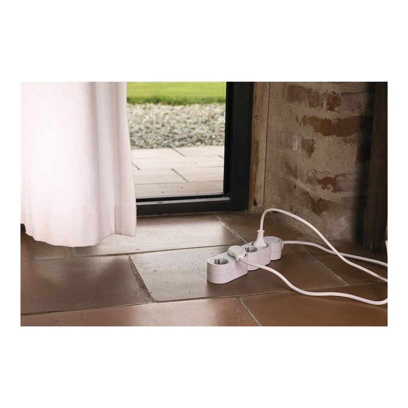 3545411896516-zenitech Home Green - Bloc multiprise - 4 prises eco - 1,5 - blanc-P_405187525_1-2
