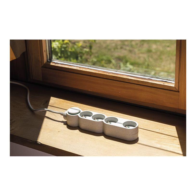3545411896516-zenitech Home Green - Bloc multiprise - 4 prises eco - 1,5 - blanc-P_405187525_2-3