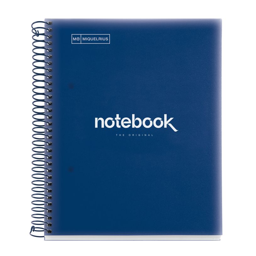 8422593499498-Notebook Miquelrius, à couverture souple format A5 à rayures horizontales, 120 feuilles de 5 couleurs, collection Emotions, c--0