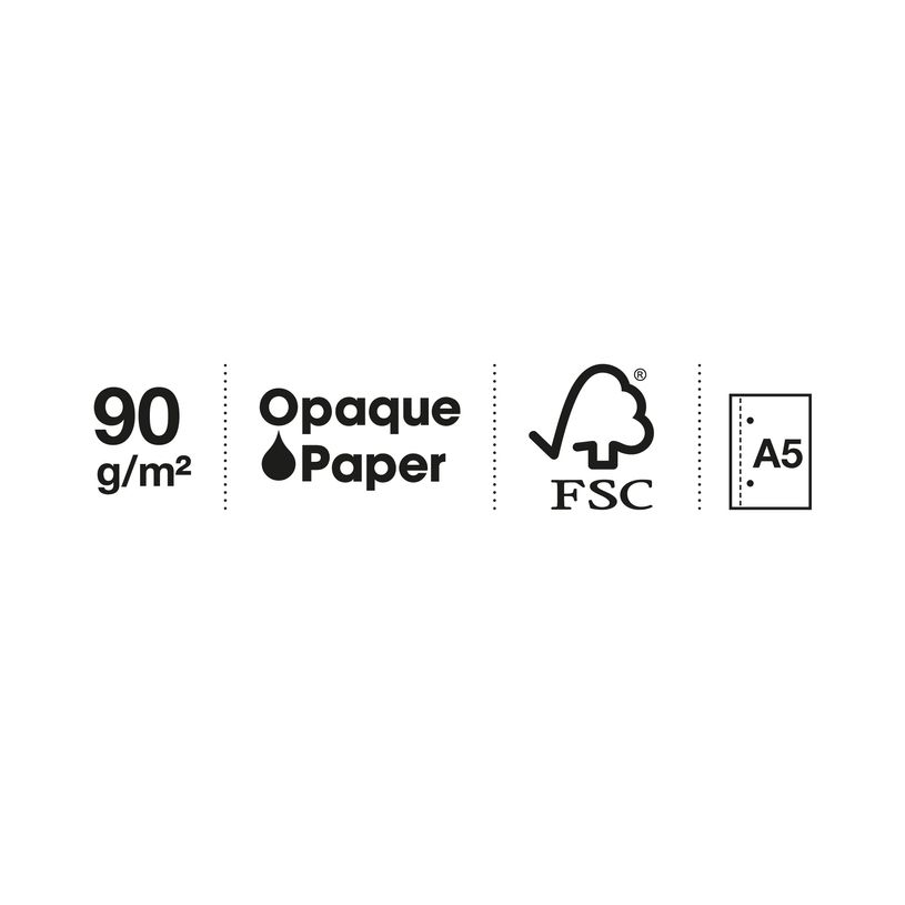 8422593499498-Notebook Miquelrius, à couverture souple format A5 à rayures horizontales, 120 feuilles de 5 couleurs, collection Emotions, c--6