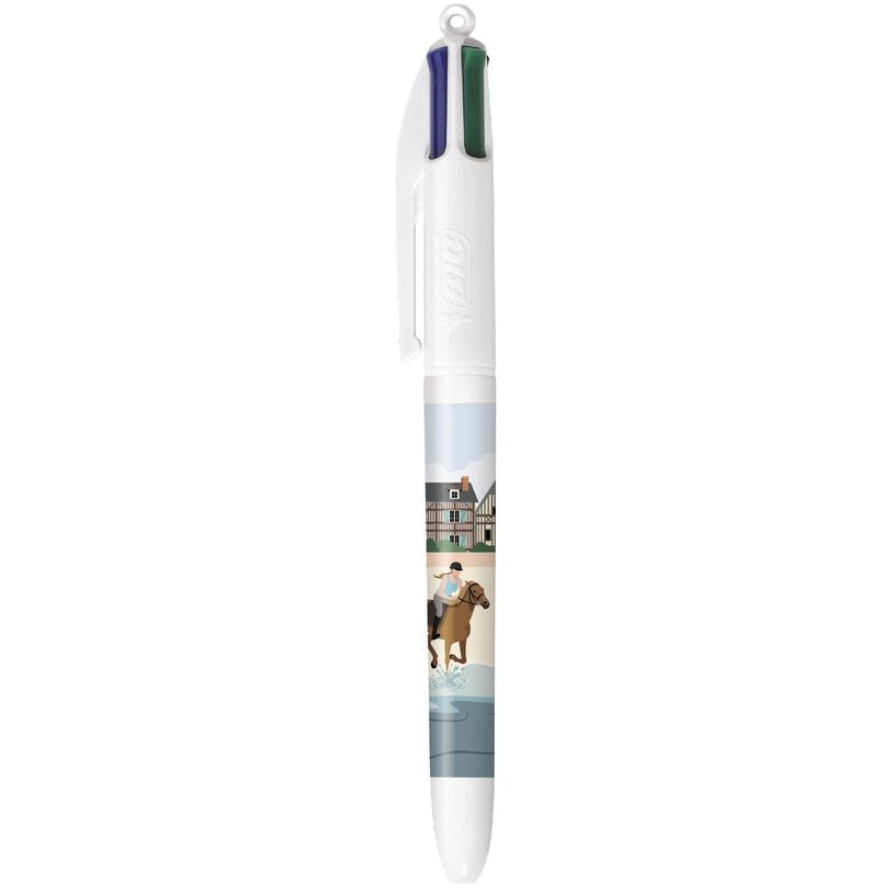 0404051996211-BIC Stylo à Bille 4 Couleurs Original à Pointe Moyenne Rétractable (1,00 mm) - Décors Thématique Nor-P_405199621_4-3