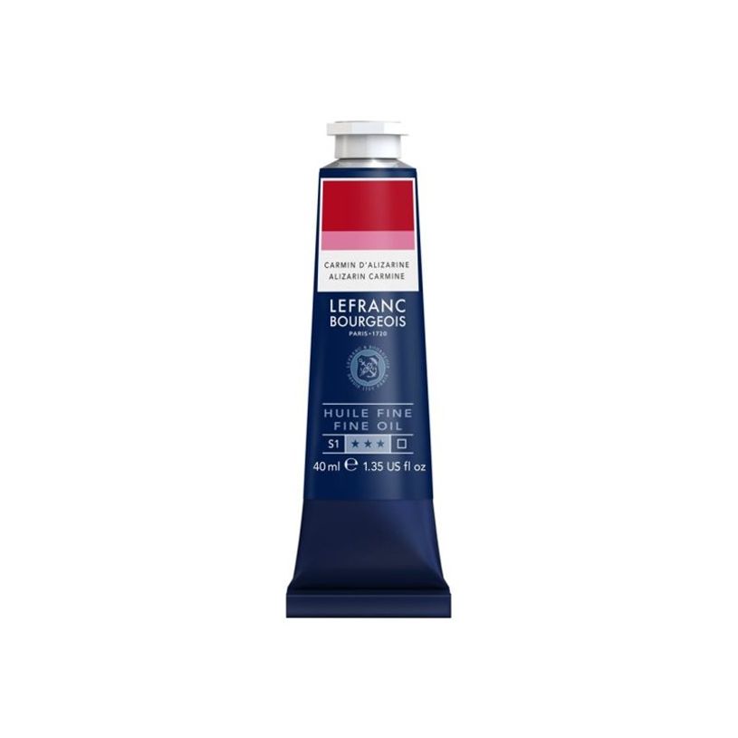 3013643017660-Lefranc Bourgeois - Peinture à l'huile - carmin alizarine - transparent - fine - 40 ml-P_405216747_1-0