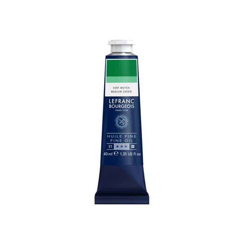 3013643017820-Lefranc Bourgeois - Peinture à l'huile - vert moyen - semi-opaque - fine - 40 ml-P_405216760_1-0