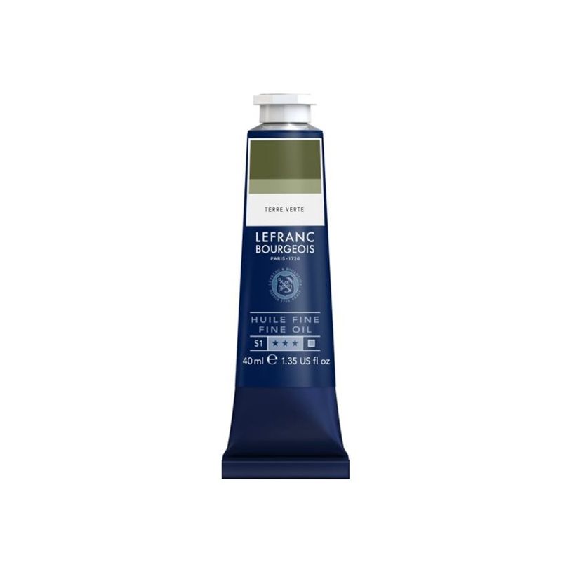 3013643017813-Lefranc Bourgeois - Peinture à l'huile - vert terre - opaque - fine - 40 ml-P_405216764_1-0