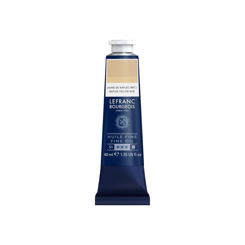 3013643017875-Lefranc Bourgeois - Peinture à l'huile - teinte jaune naples - opaque - fine - 40 ml-P_405216768_2-0