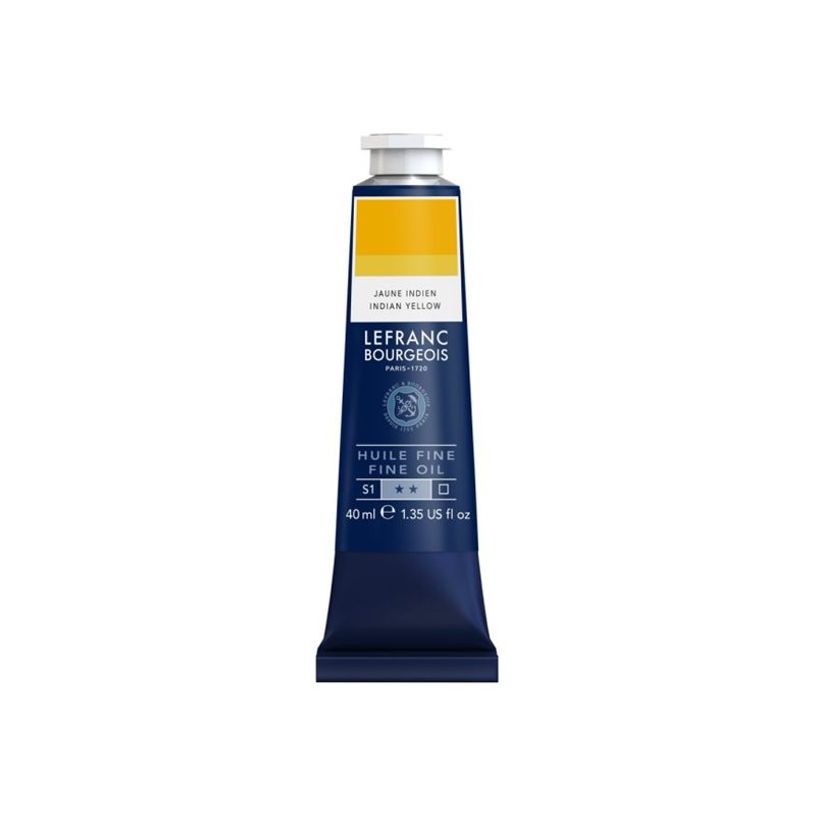 3013643017899-Lefranc Bourgeois - Peinture à l'huile - jaune indien - transparent - fine - 40 ml-P_405216769_1-0