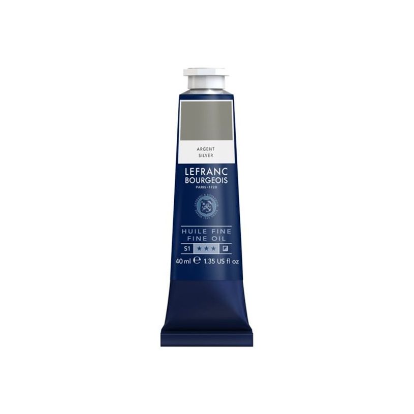 3013643018056-Lefranc Bourgeois - Peinture à l'huile - teinte argentée - opaque - fine - 40 ml-P_405216782_1-0