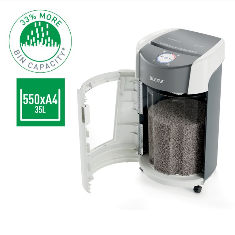 4002432137626-Leitz IQ Optimax - destructeur de documents coupe micro P5 - 10 feuilles - Corbeille 35 l-P_405216859_14-2