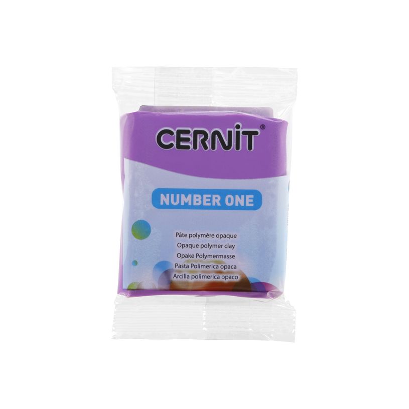 5411711456102-Cernit Number One - Pâte à modeler - 56 g - mauve - argile polymère-P_405220631_1-0