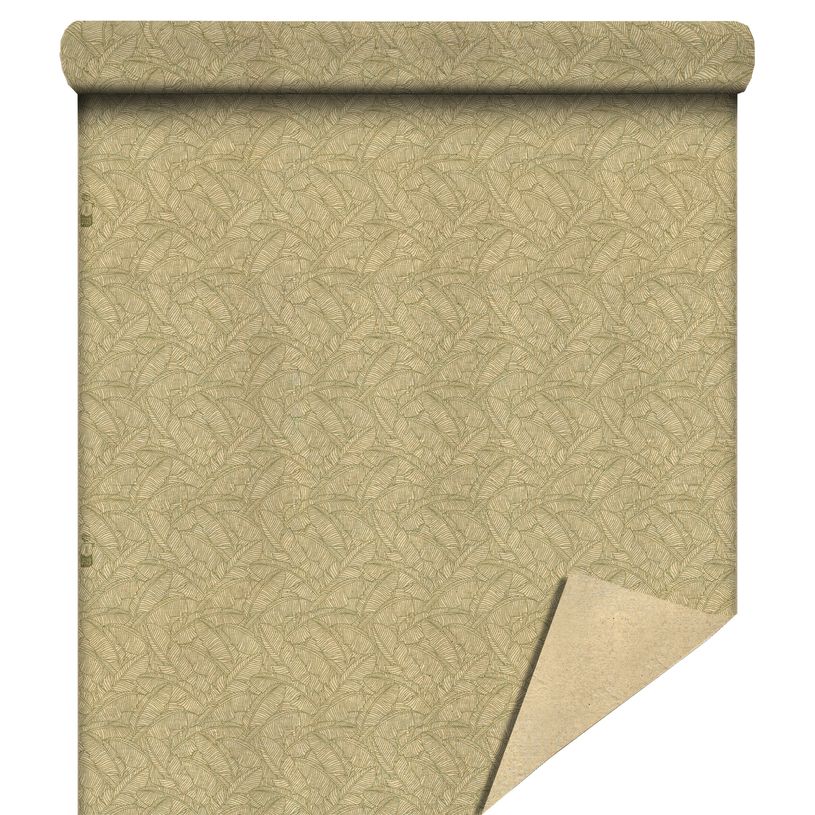 3700030060193-Papier cadeau kraft recyclée lisse Jungle Vert - 70 cm x 50 m-P_405221645_1-0