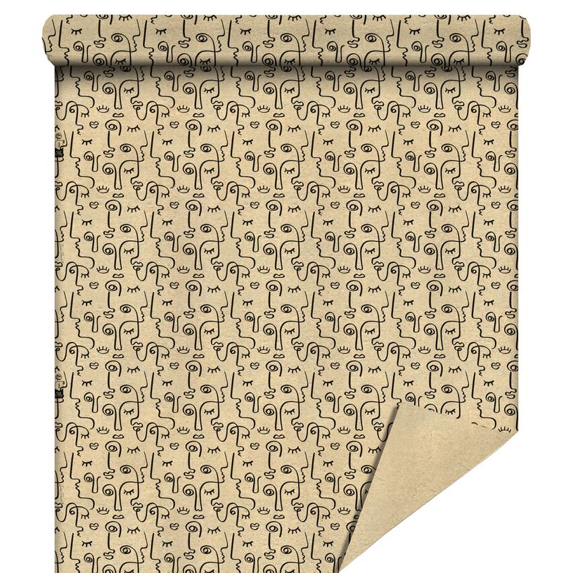 3700030057551-Papier cadeau kraft recyclée lisse Facing noir - 70 cm x 50 m-P_405221649_1-0