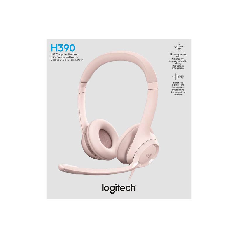 5099206107298-Logitech H390 - Casque filaire avec micro - USB-A - rose-P_405225097_12-11