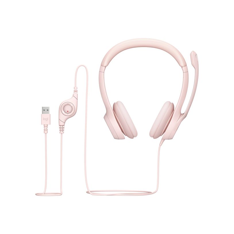 5099206107298-Logitech H390 - Casque filaire avec micro - USB-A - rose-P_405225097_6-5