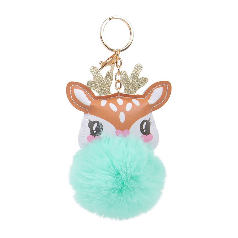 3135257904768-Porte-clés Funny clips - Peluche et PU - couleurs assorties - Viquel-P_405226378_2-1