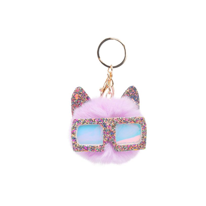 3135257904768-Porte-clés Funny clips - Peluche et PU - couleurs assorties - Viquel-P_405226378_6-5