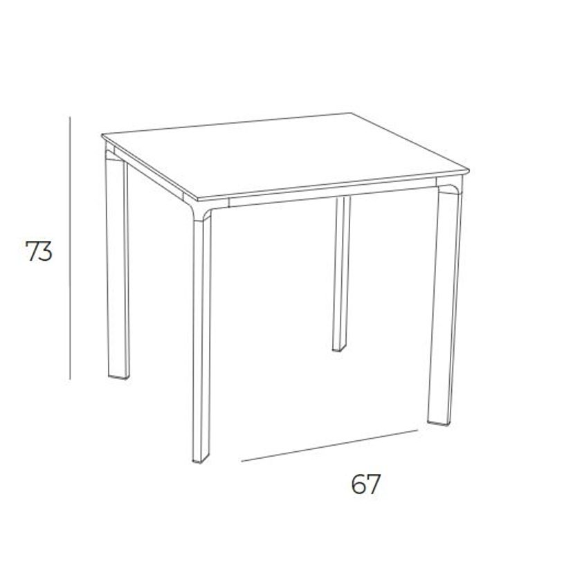 8414376816851-Table 80x80cm MEET - Ezpeleta professionnel - Taupe-P_405227977_3-2