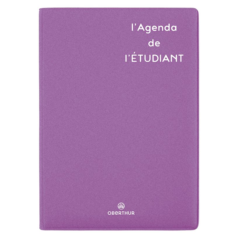 3664447195858-Agenda Humour Gomme - 1 jour par page - 13 x 18 cm - violet - Oberthur-P_405228440_1-0