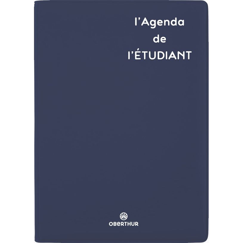 3664447195896-Agenda Humour Gomme - 1 jour par page - 13 x 18 cm - bleu marine - Oberthur-P_405228442_1-0