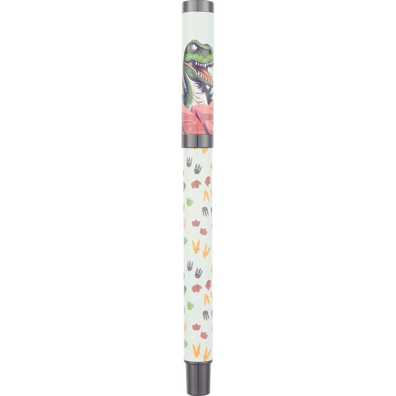 3664447195711-Styllo plume Animaux - 5 decors assortis - Oberthur-P_405228584_1-0