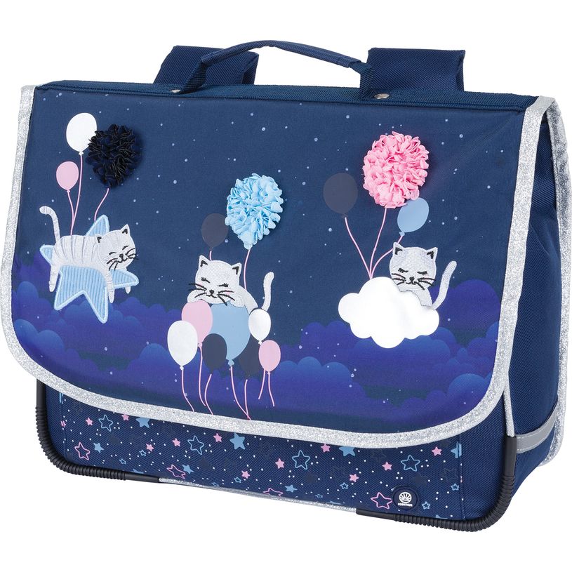 3664447198330-Cartable maternelle Chaton - 35 cm - 1 compartiment - Oberthur-P_405229862_1-0