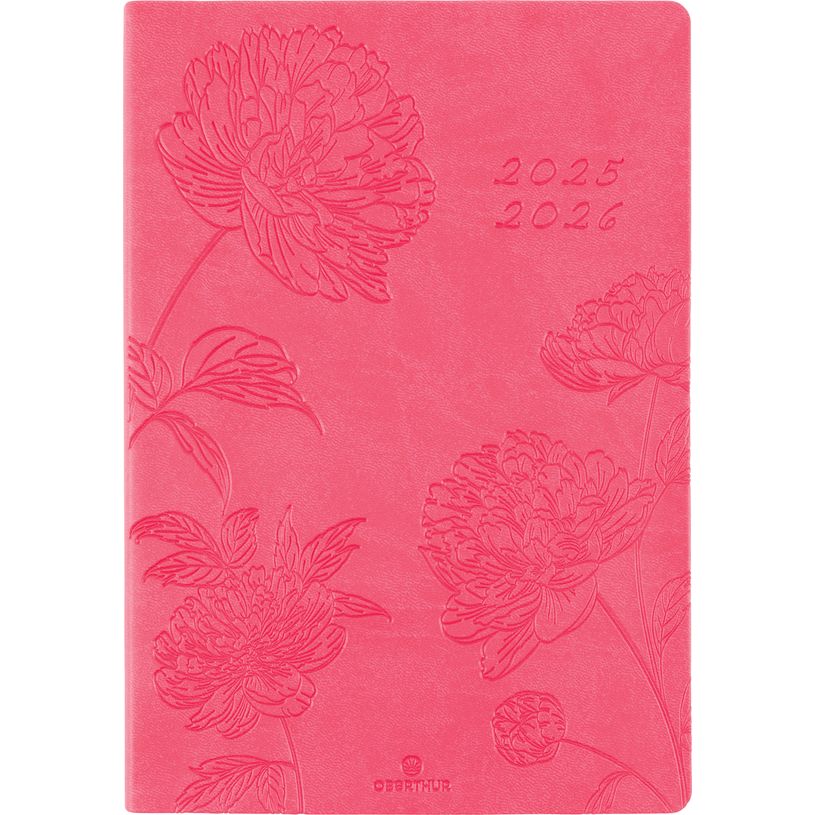 3664447200033-Agenda Summerside - 1 semaine sur 2 pages - 17 x 24,5 cm - corail - Oberthur-P_405230437_1-0