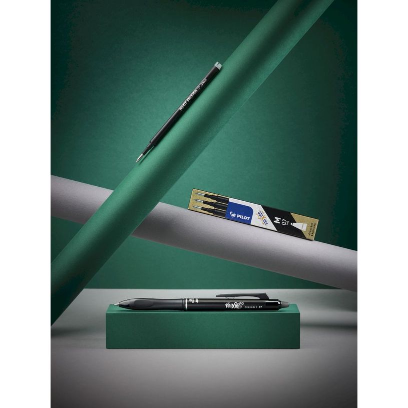 4902505669699-Frixion Ball Plus ONE PIECE - Roller encre gel - pointe moyenne - noir - Begreen-P_405231047_9-6