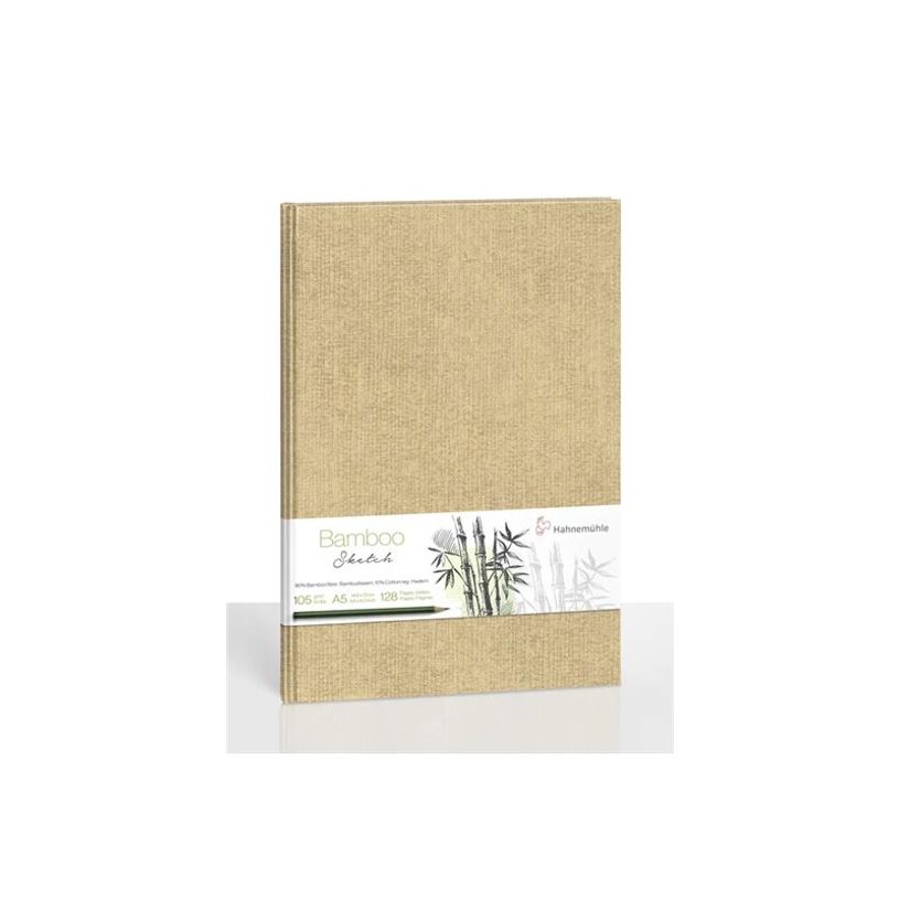 4011367004941-Hahnemühle - Carnet de croquis - A5 (148 x 210 mm) - portrait - 64 feuilles / 128 pages - papier blanc natur-P_405232112_2-0
