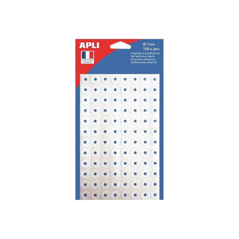 3270240139311-APLI kids - Eyelet - 96 pièces - rond - diamètre 13 mm - blanc - permanent (pack de 8)-P_405232832_1-0