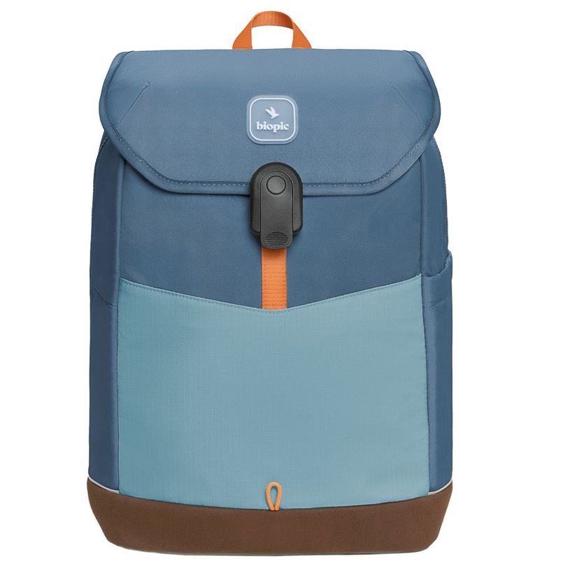 0404052342161-Sac à dos scolaire Noah - 43,5 cm - 1 compartiment - bleu - Biopic--0