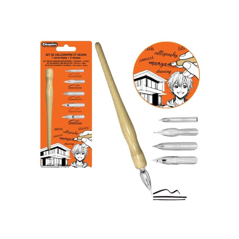 3134725023826-Cléopâtre - 1 porte plume + 5 plules interchangeables-P_405234320_2-0