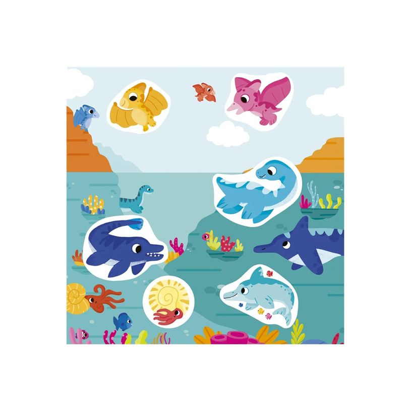 9782324032400-Grund - Adhésif décoratif - 25 pièces - dinosaure - non permanent-P_405235548_1-0