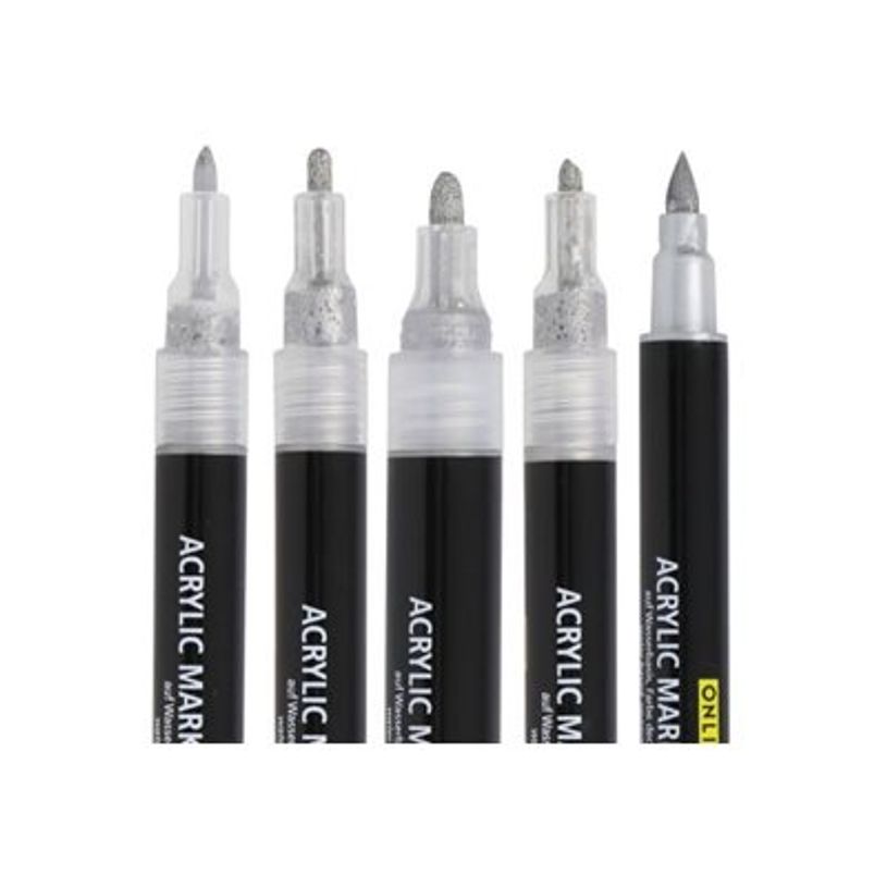 4014421185181-ONLINE Lettering Set - Stylo pinceau, feutre fin et jeu de marqueurs - non permanent - arg-P_405235986_1-1