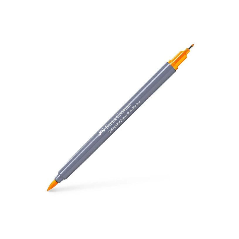 4005401646099-Faber-Castell GOLDFABER Aqua - Combinaison de pinceau et de crayon fin - jaune chrome fonc-P_405239610_3-2