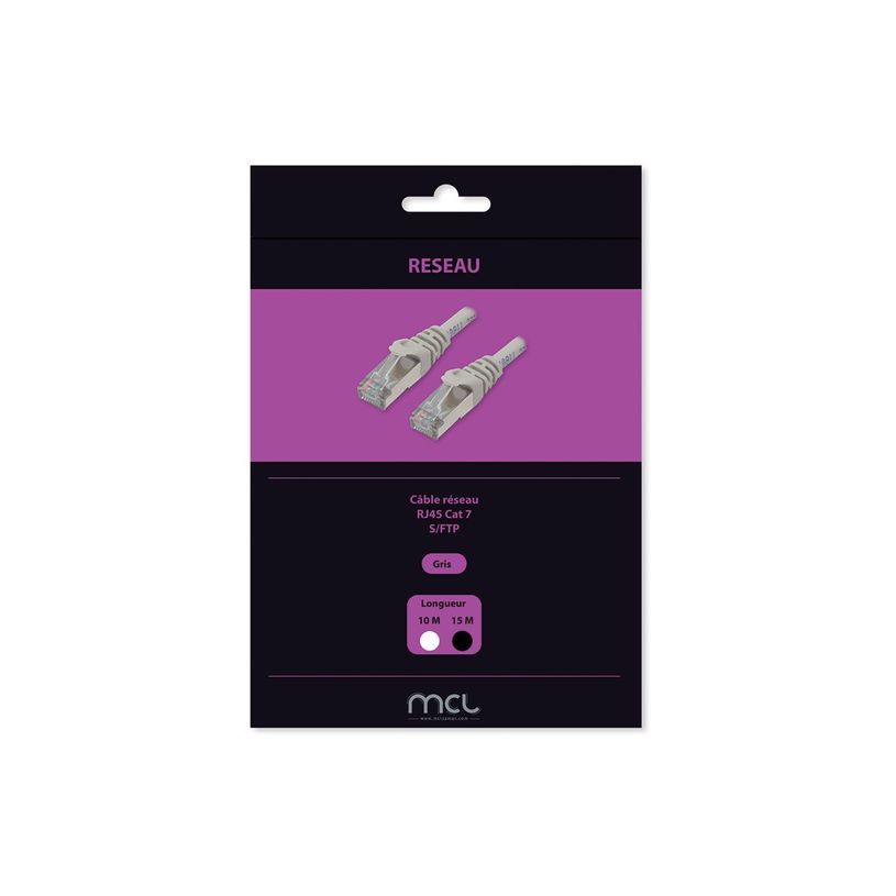 3700224771843-MCL - Câble réseau - RJ-45 (M) pour RJ-45 (M) - 15 m - 6.2 mm - S/FTP - CAT 7 - sans halogèn-P_405239951_3-1
