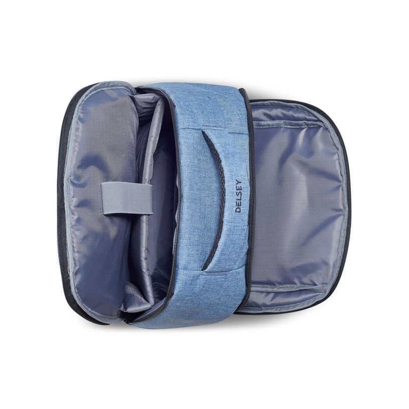 3219110506730-Delsey Element - Sac à dos pour ordinateur portable - pc protection - 15.6" - blue jean-P_405240221_7-3