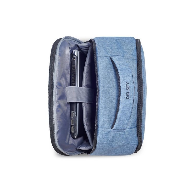 3219110506730-Delsey Element - Sac à dos pour ordinateur portable - pc protection - 15.6" - blue jean-P_405240221_8-4