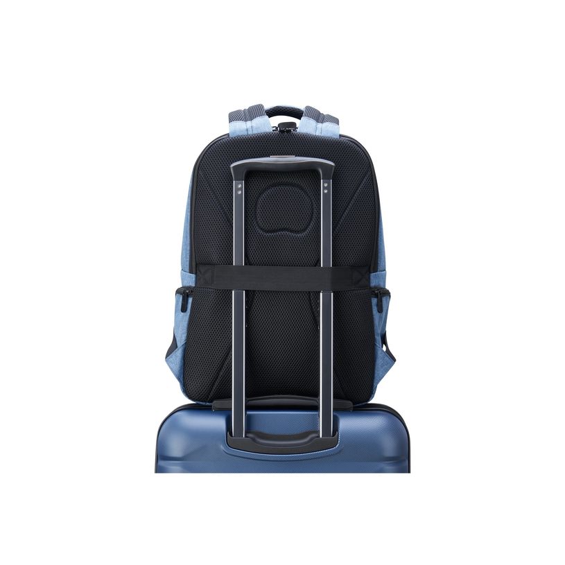 3219110506730-Delsey Element - Sac à dos pour ordinateur portable - pc protection - 15.6" - blue jean-P_405240221_9-5