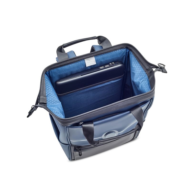 3219110535938-Delsey Turenne Soft - Sac à dos pour ordinateur portable - 14" - bleu nuit-P_405240308_10-5