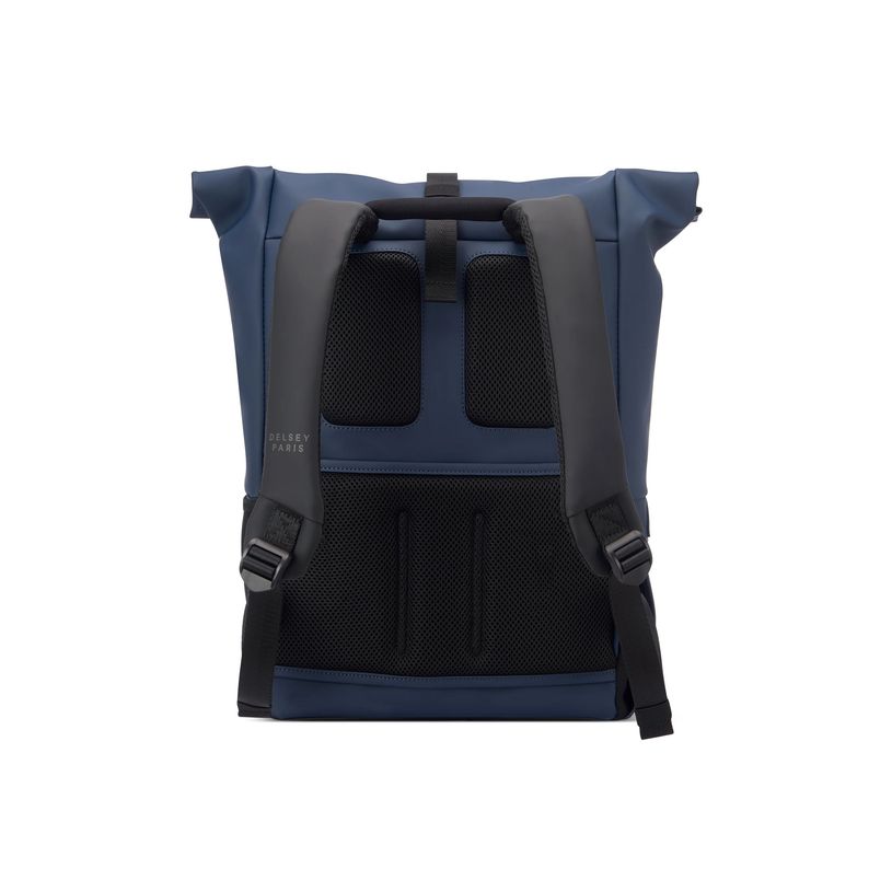 3219110534085-Delsey Turenne Soft - Sac à dos pour ordinateur portable - rolltop (46 cm) - bleu nuit-P_405240313_6-3
