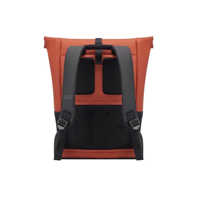 3219110534139-Delsey Turenne Soft - Sac à dos pour ordinateur portable - rolltop (46 cm) - orange-P_405240315_5-2