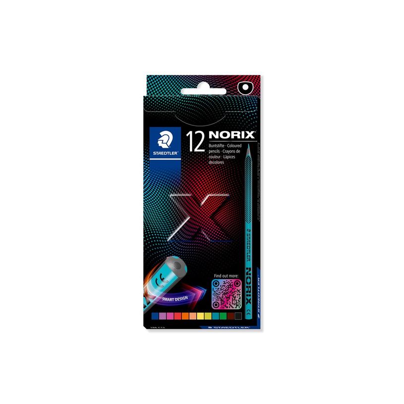 4007817167618-STAEDTLER Norix 186 - Crayon de couleur - couleurs assorties (pack de 12)-P_405241476_4-0