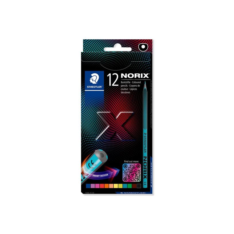4007817167618-STAEDTLER Norix 186 - Crayon de couleur - couleurs assorties (pack de 12)-P_405241476_5-1