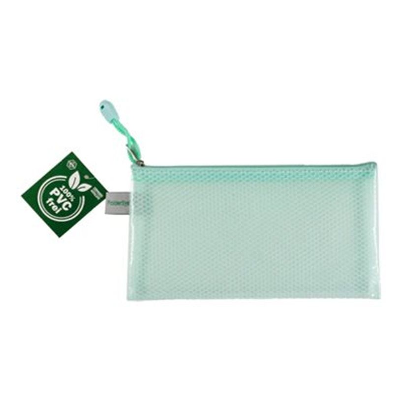 4250037433319-FolderSys - Valisette à fermeture éclair - pour DIN lang - vert pastel transparent-P_405241509_1-0