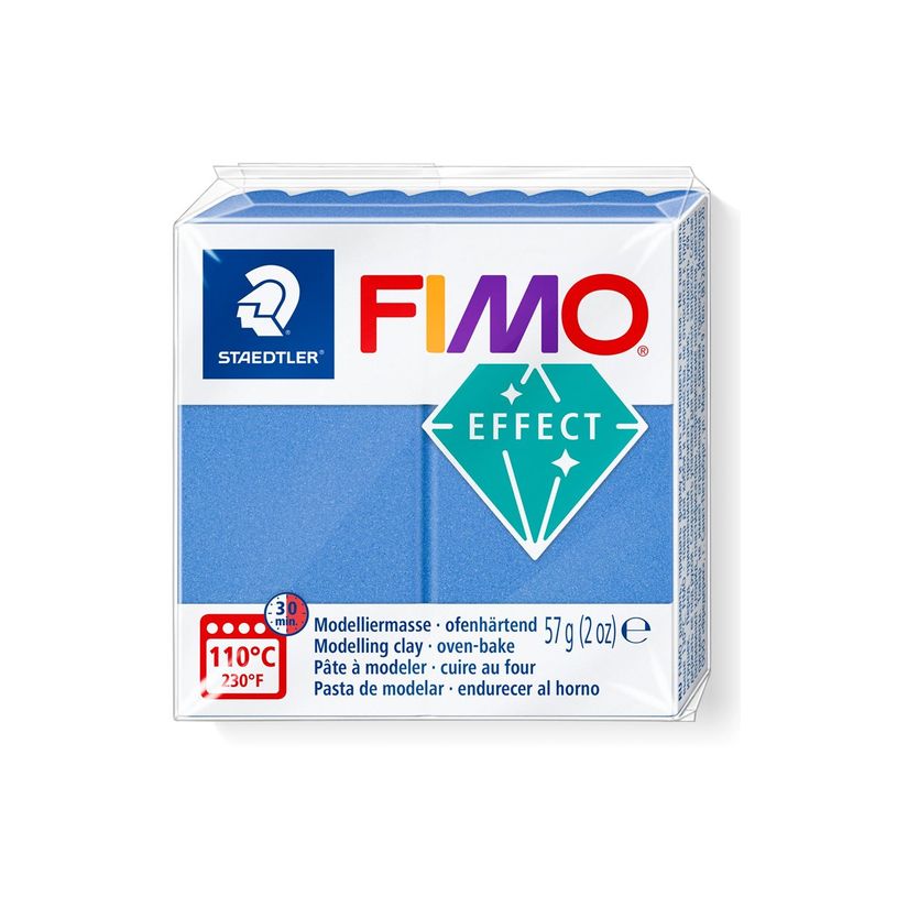 4007817141106-FIMO effect 8010 Metallic - Pâte à modeler - 57 g - bleu métallique-P_405242309_3-3