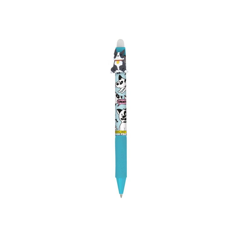 4014421354938-ONLINE magiXX Fun Wild Life - Roller - Mr. Dog - non permanent - bleu - encre gel - 0.7 mm - moy-P_405242379_2-0